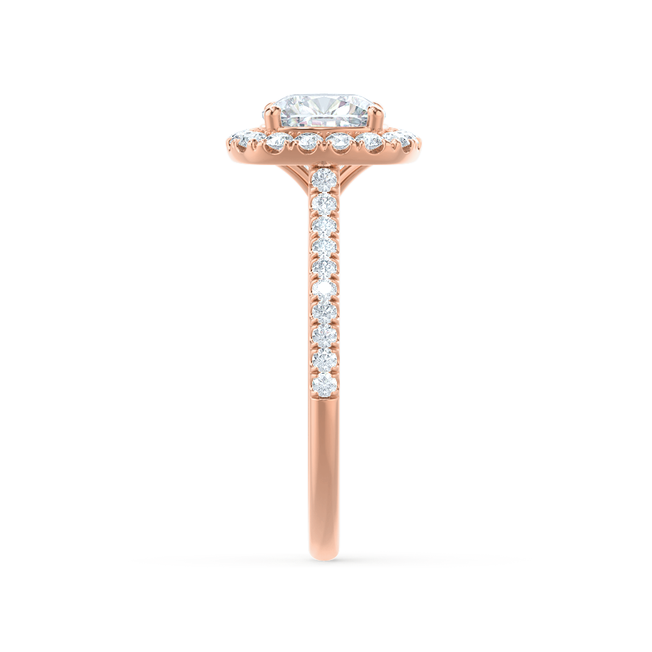 1.20 CT Cushion-Cut Lab Grown Diamond Halo Engagement Ring 3