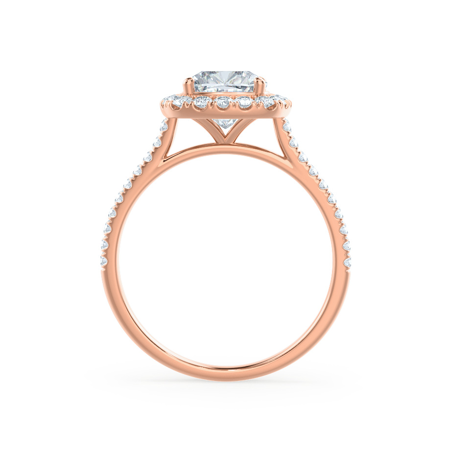 1.20 CT Cushion-Cut Lab Grown Diamond Halo Engagement Ring 4