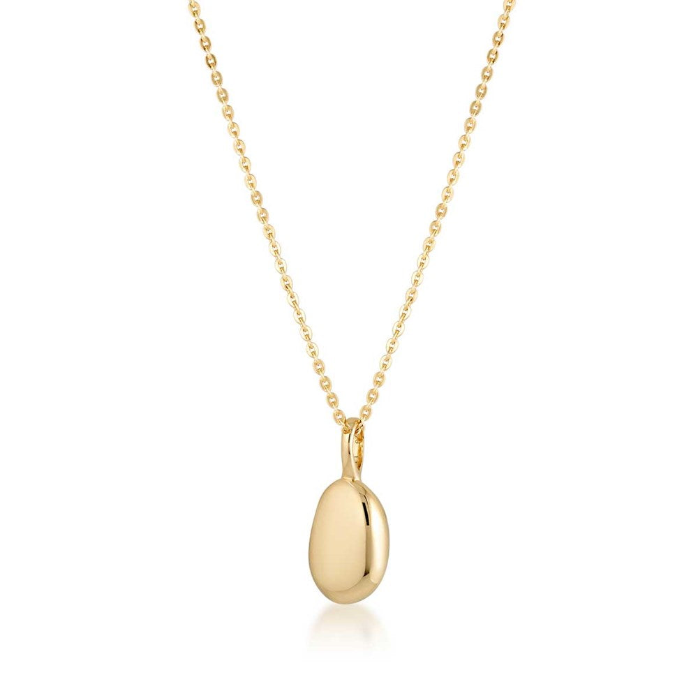 Elegant Golden Teardrop Necklace