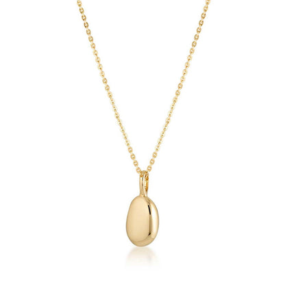 Elegant Golden Teardrop Necklace 1