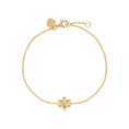 Load image into Gallery viewer, Elegant Floral Gold Chain Bracelet
