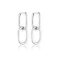 Load image into Gallery viewer, Golden Glamour: Double Oval Link Earrings 4
