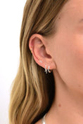 Load image into Gallery viewer, Classic Silver Wave Stud Earrings
