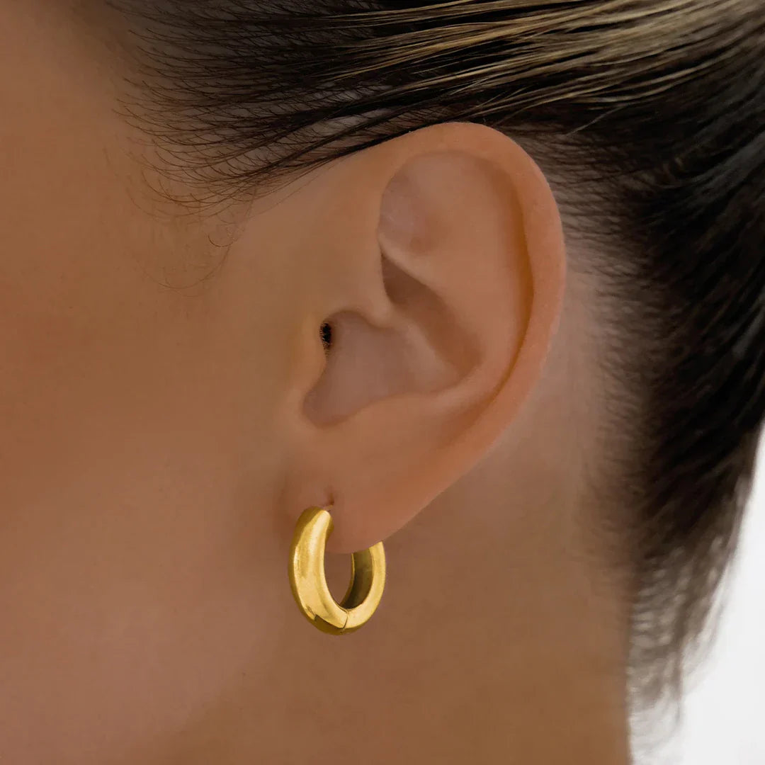 Round Hoop Earrings 3
