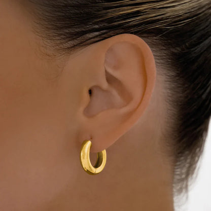 Round Hoop Earrings 3