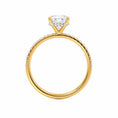 Load image into Gallery viewer, 2.50 CT Cushion Lab-Grown Diamond Hidden Halo Engagement Ring
