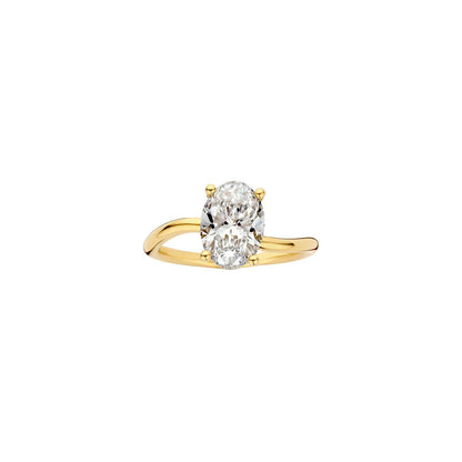 Hidden Halo-1.5 CT Round Lab Grown Diamond Engagement Ring