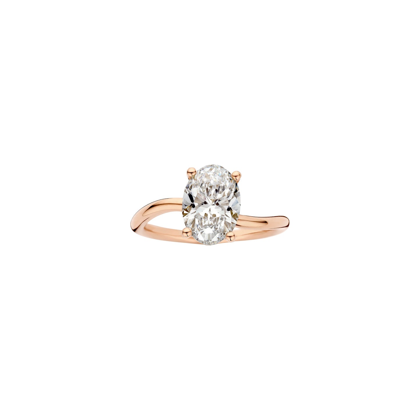 Hidden Halo-1.5 CT Round Lab Grown Diamond Engagement Ring