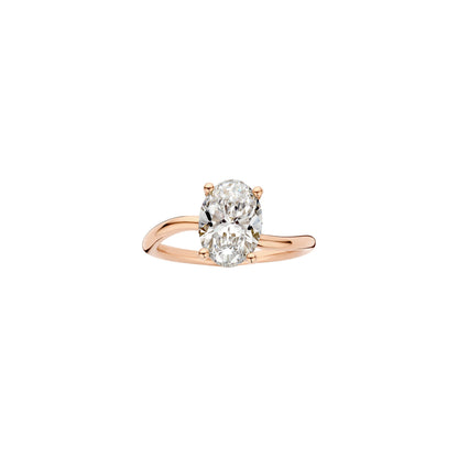 Hidden Halo-1.5 CT Round Lab Grown Diamond Engagement Ring