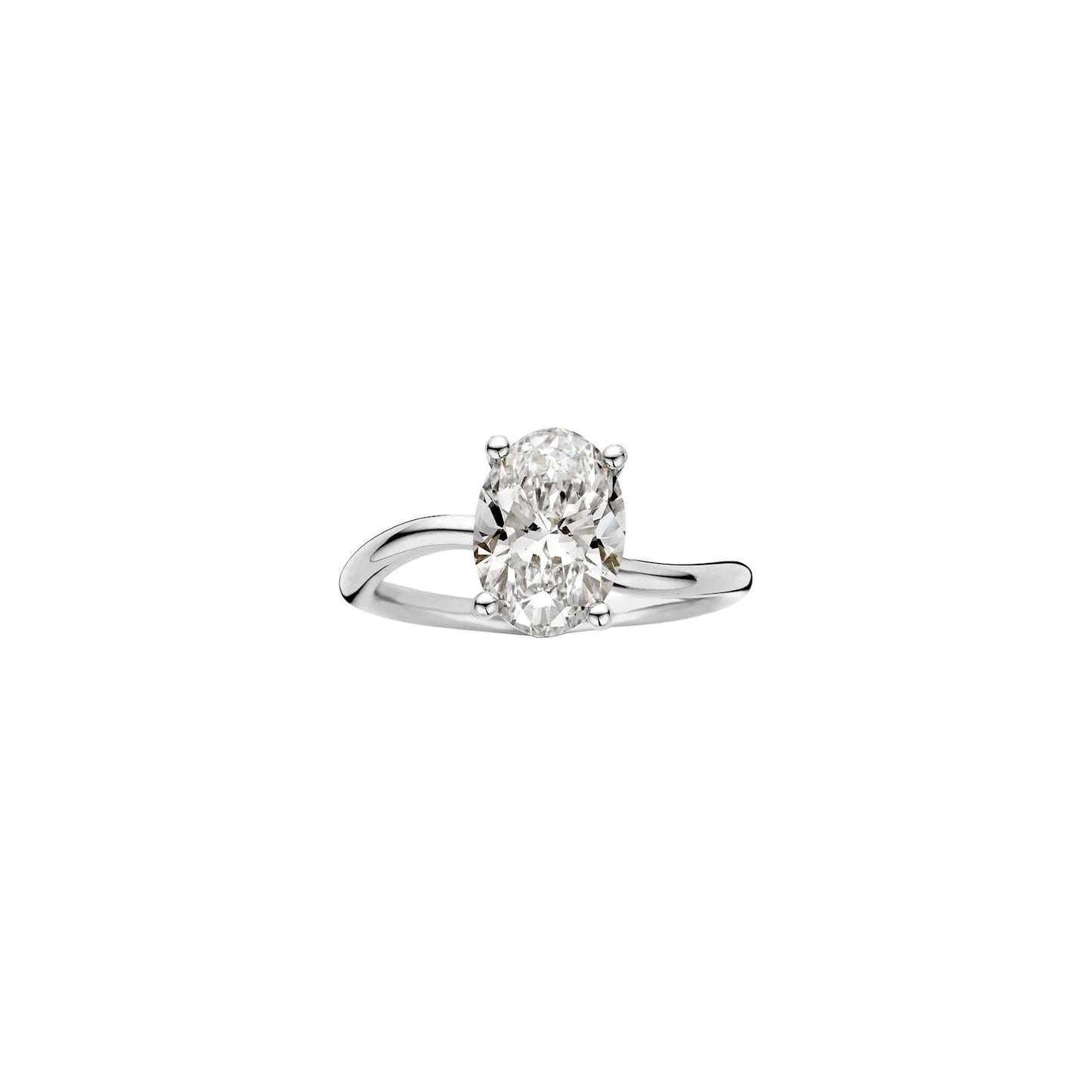 Hidden Halo-1.5 CT Round Lab Grown Diamond Engagement Ring