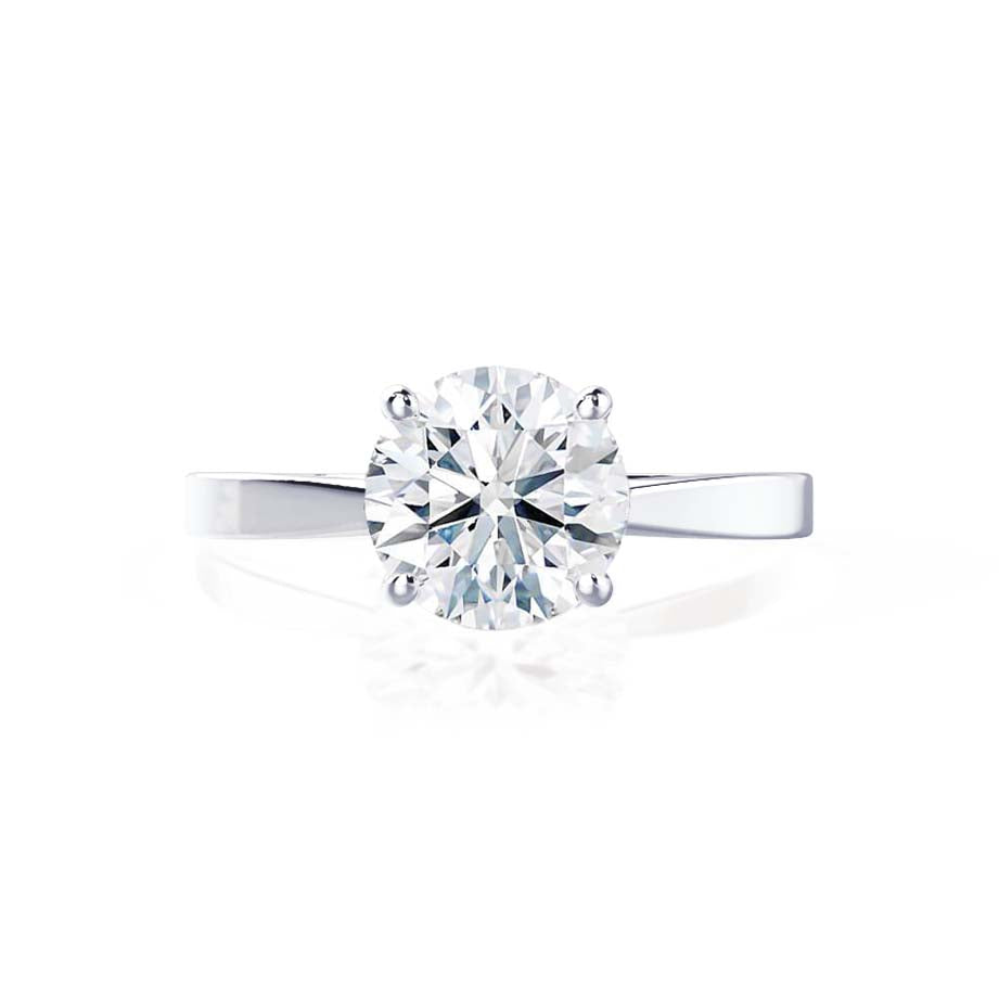 1.50 CT Round Lab-Grown Diamond Solitaire Engagement Ring - Timeless Elegance