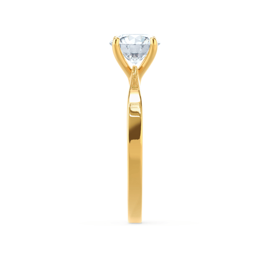 1.50 CT Round Lab-Grown Diamond Solitaire Engagement Ring In Gold Elegance 4