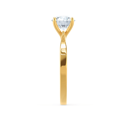 1.50 CT Round Lab-Grown Diamond Solitaire Engagement Ring In Gold Elegance 4