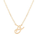 Load image into Gallery viewer, Golden Charm Initial Pendant Necklace
