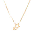 Load image into Gallery viewer, Golden Charm Initial Pendant Necklace
