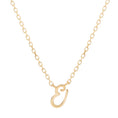 Load image into Gallery viewer, Golden Charm Initial Pendant Necklace
