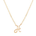 Load image into Gallery viewer, Golden Charm Initial Pendant Necklace
