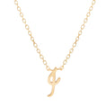 Load image into Gallery viewer, Golden Charm Initial Pendant Necklace
