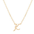 Load image into Gallery viewer, Golden Charm Initial Pendant Necklace
