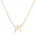 Load image into Gallery viewer, Golden Charm Initial Pendant Necklace
