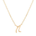 Load image into Gallery viewer, Golden Charm Initial Pendant Necklace
