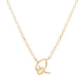 Load image into Gallery viewer, Golden Charm Initial Pendant Necklace
