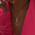 Load image into Gallery viewer, Golden Elegance Double Ring Necklace
