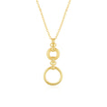 Load image into Gallery viewer, Golden Elegance Double Ring Necklace
