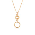 Load image into Gallery viewer, Golden Elegance Double Ring Necklace
