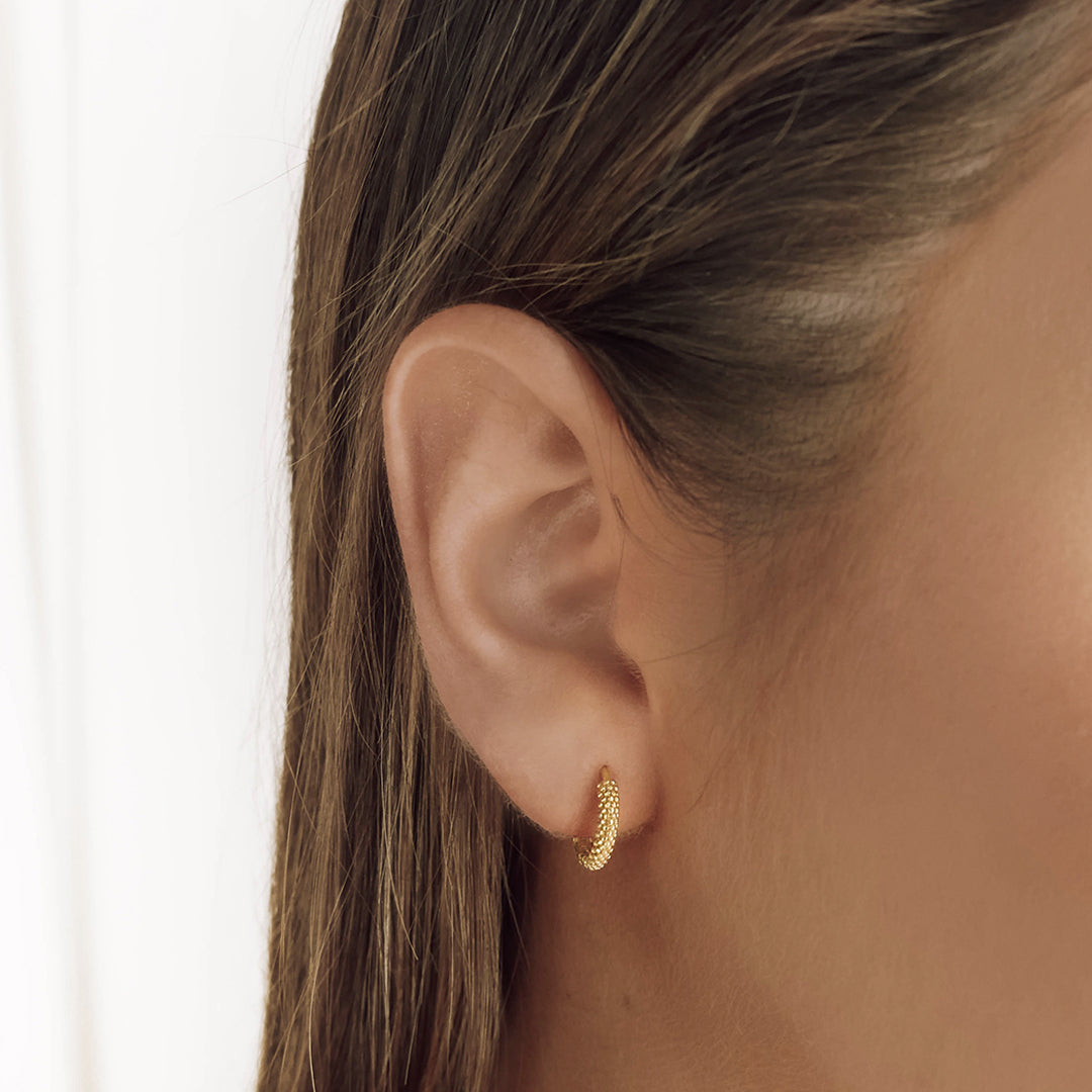 Round Dot Hoop Earrings 17