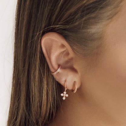 Round Dot Hoop Earrings 11