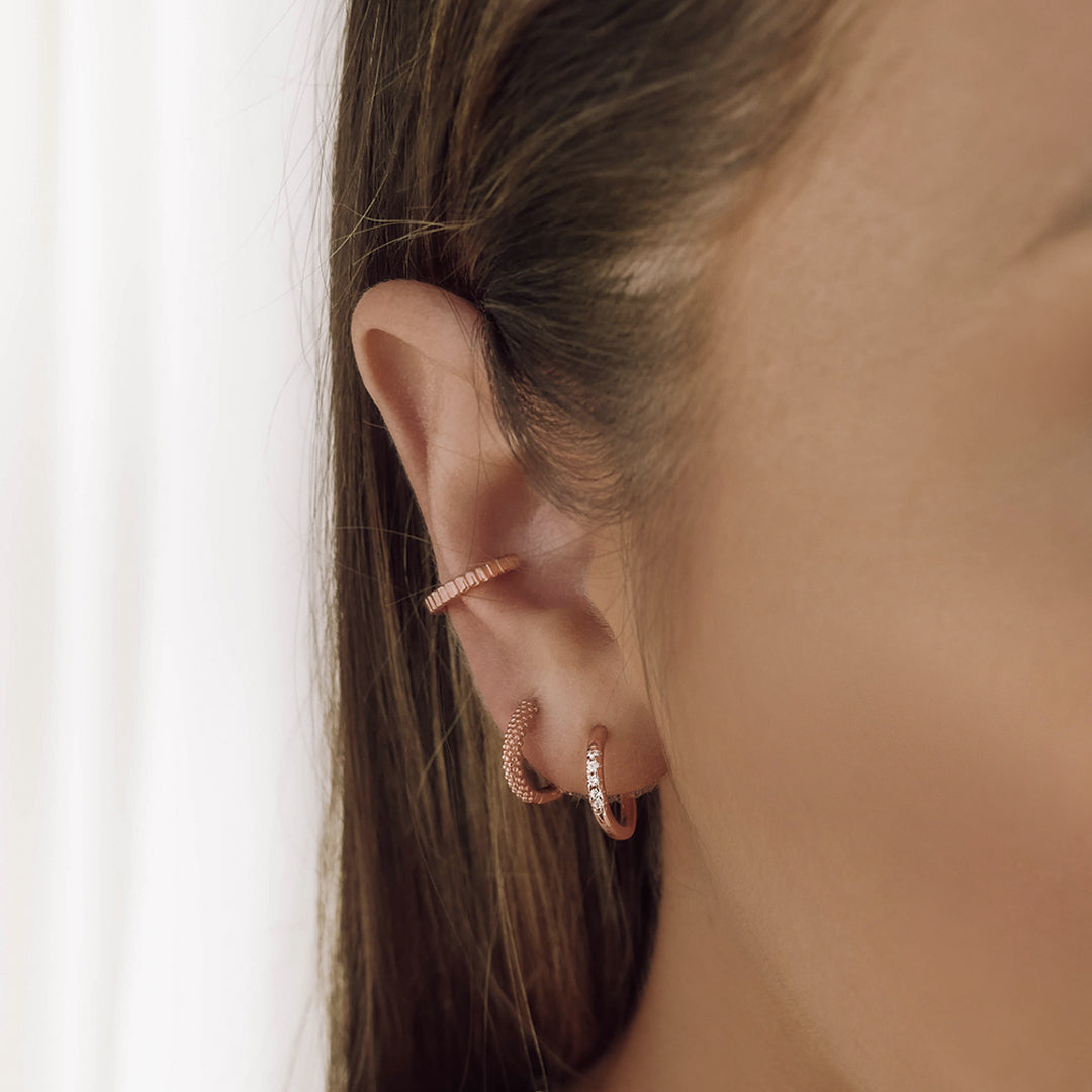 Round Dot Hoop Earrings 12
