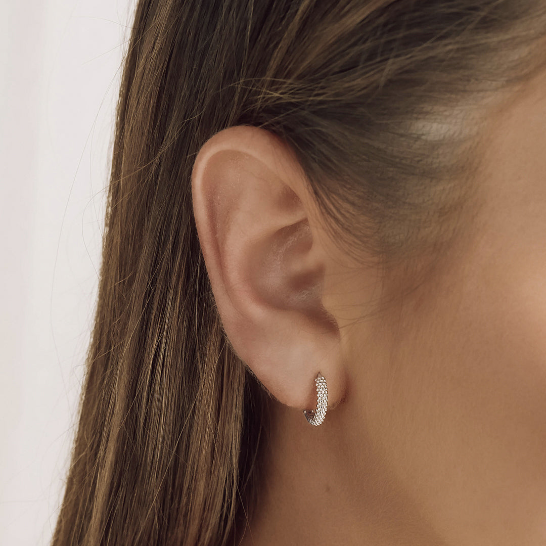 Round Dot Hoop Earrings 9