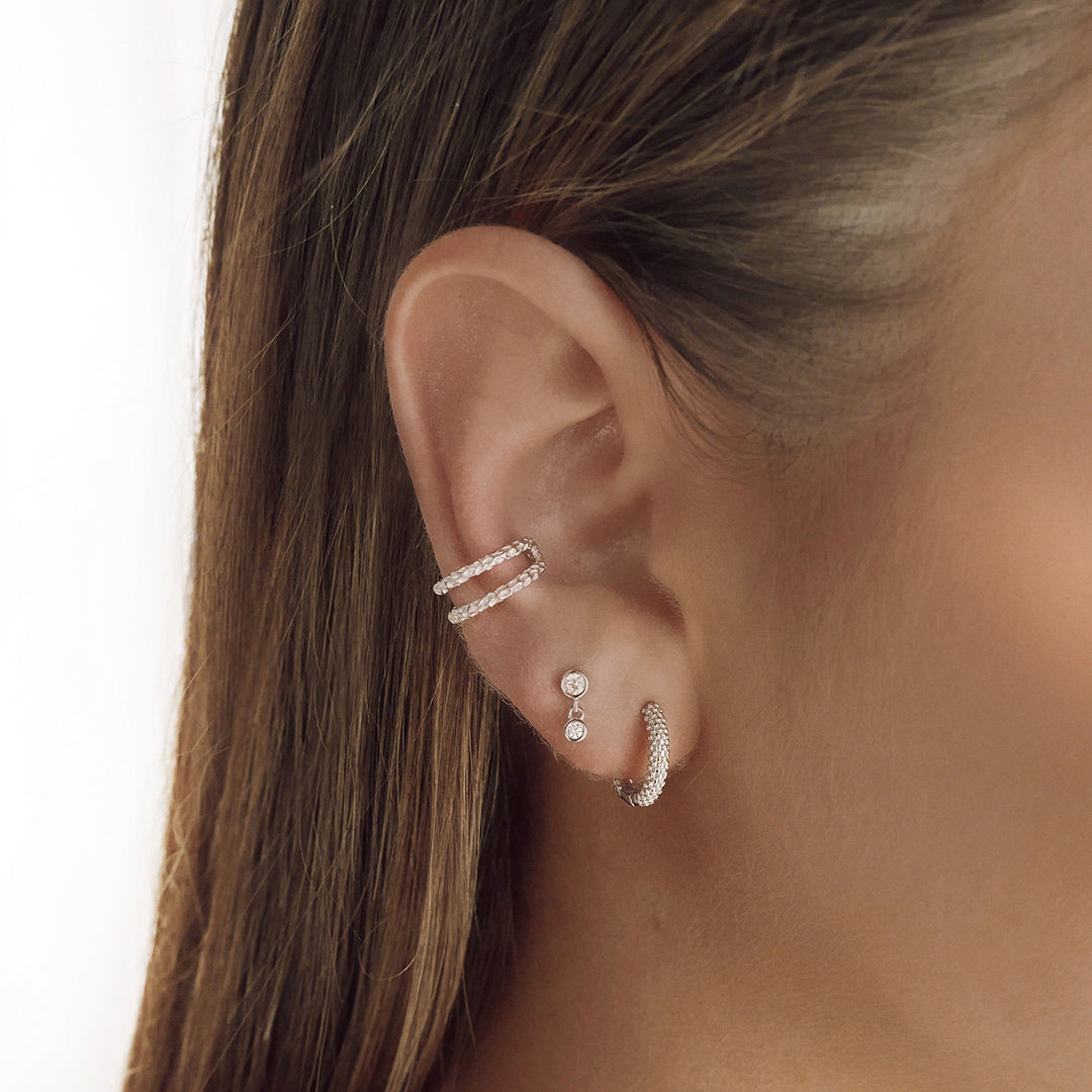 Round Dot Hoop Earrings 8