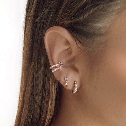 Round Dot Hoop Earrings 8