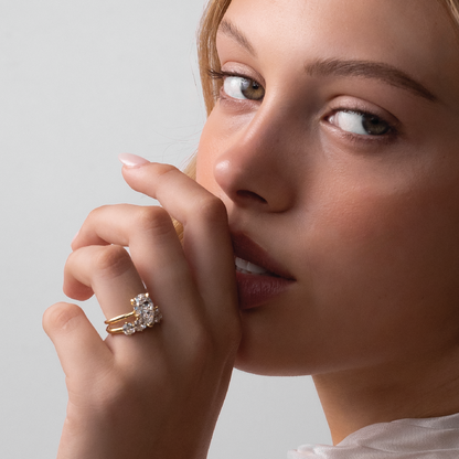 Solitaire-Oval Lab Grown Diamond Engagement Ring