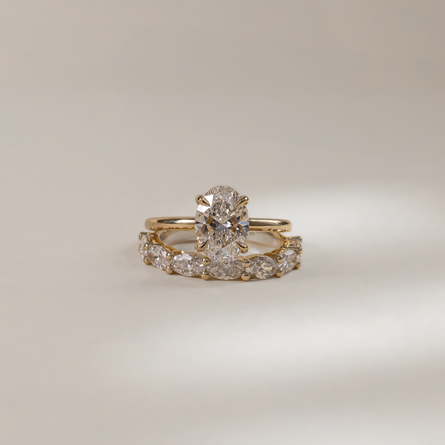Solitaire-Oval Lab Grown Diamond Engagement Ring