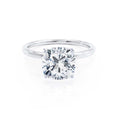 Load image into Gallery viewer, 2.0 CT Cushion Cut Lab-Grown Diamond Solitaire Engagement Ring
