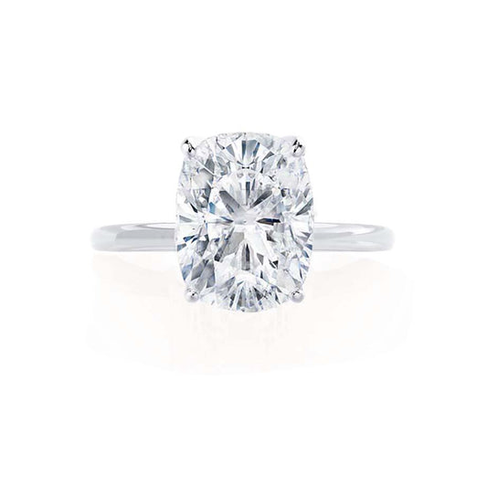 1.50 CT Elongated Cushion Lab-Grown Diamond Solitaire Engagement Ring – Timeless Elegance