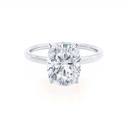 1.50 CT Elongated Cushion Lab-Grown Diamond Solitaire Engagement Ring – Timeless Elegance