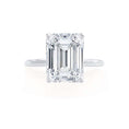 Load image into Gallery viewer, 1.20 CT Emerald Cut Lab-Grown Diamond Solitaire Engagement Ring
