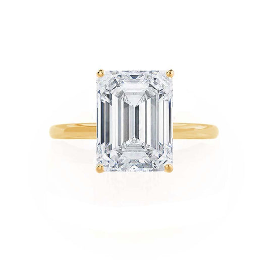 1.20 CT Emerald Cut Lab-Grown Diamond Solitaire Engagement Ring