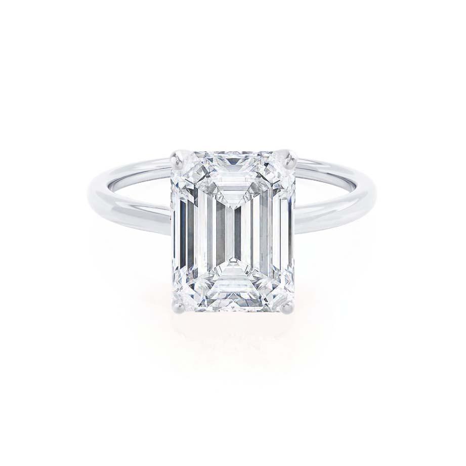 1.20 CT Emerald Cut Lab-Grown Diamond Solitaire Engagement Ring 2