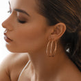 Load image into Gallery viewer, Elegant Gold Hoop Earrings
