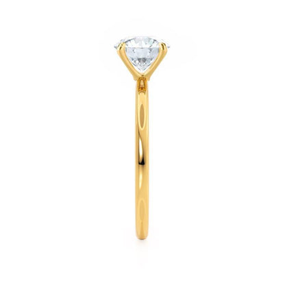 2.0 CT Oval Lab-Grown Diamond Solitaire Engagement Ring in Radiant Gold 3