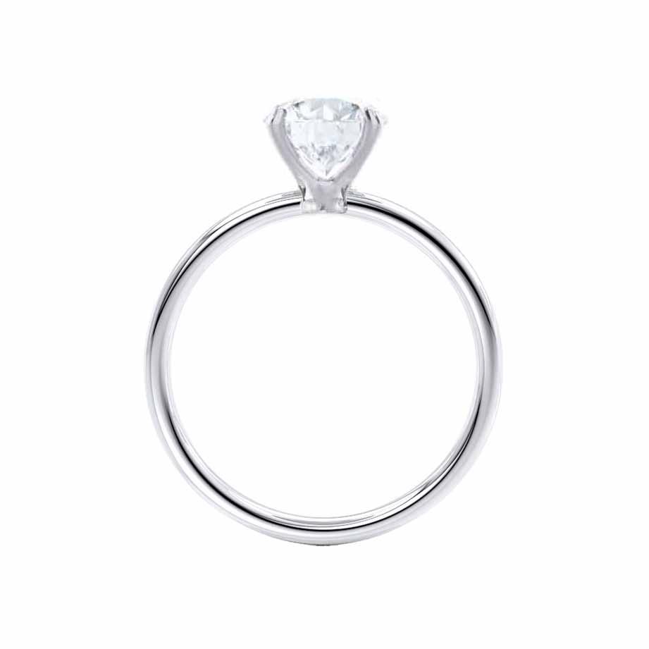 1.0 CT Oval Lab-Created Diamond Solitaire Engagement Ring