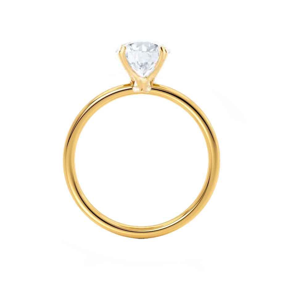 2.0 CT Oval Lab-Grown Diamond Solitaire Engagement Ring in Radiant Gold 4