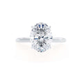 Load image into Gallery viewer, 1.0 CT Oval Lab-Created Diamond Solitaire Engagement Ring
