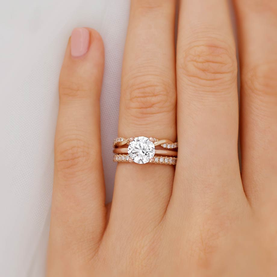 1.20 CT Round Lab Grown Diamond Solitaire Engagement Ring