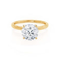 Load image into Gallery viewer, 1.20 CT Round Lab-Grown Diamond Solitaire Engagement Ring
